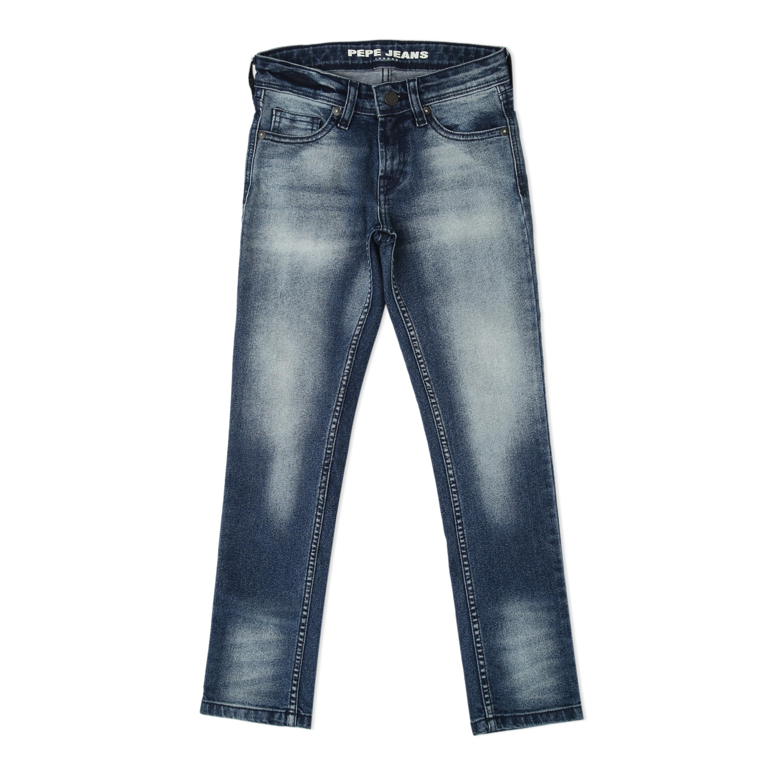 Pepe Jeans Cashed Mid Waist Slim Fit Denim, Light Worn, 8