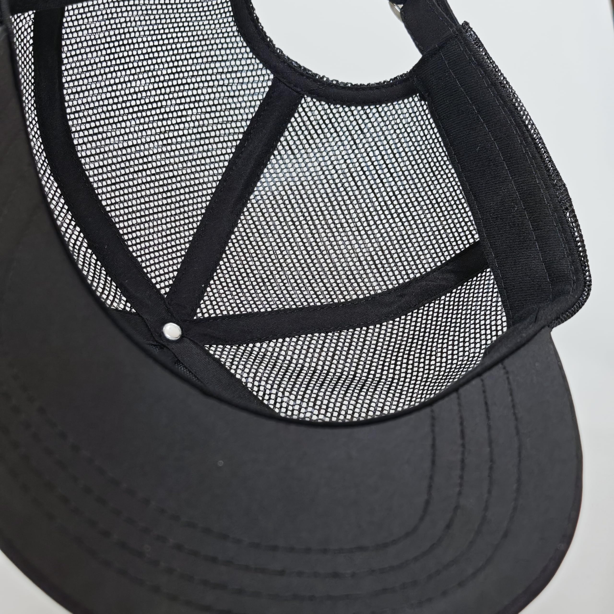 MUNULA Oversize Quick Dry Mesh Baseball Cap XXL Big Head Hats for Men Large Head Hats Dad Hat Adjustable 23.6-25.6 (Black)