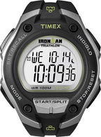 Timex Men's T5K412 Ironman Classic 30 Oversized Black/Silver-Tone Resin Strap Watch