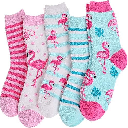Anlisim Womens Fuzzy Socks Cozy Fluffy Winter Cabin Slipper Warm Fleece Soft Thick Comfy Gift Stocking Stuffer Christmas Home So