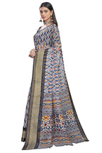 Glory Sarees Womens Cotto Silk Saree With Blouse Piece