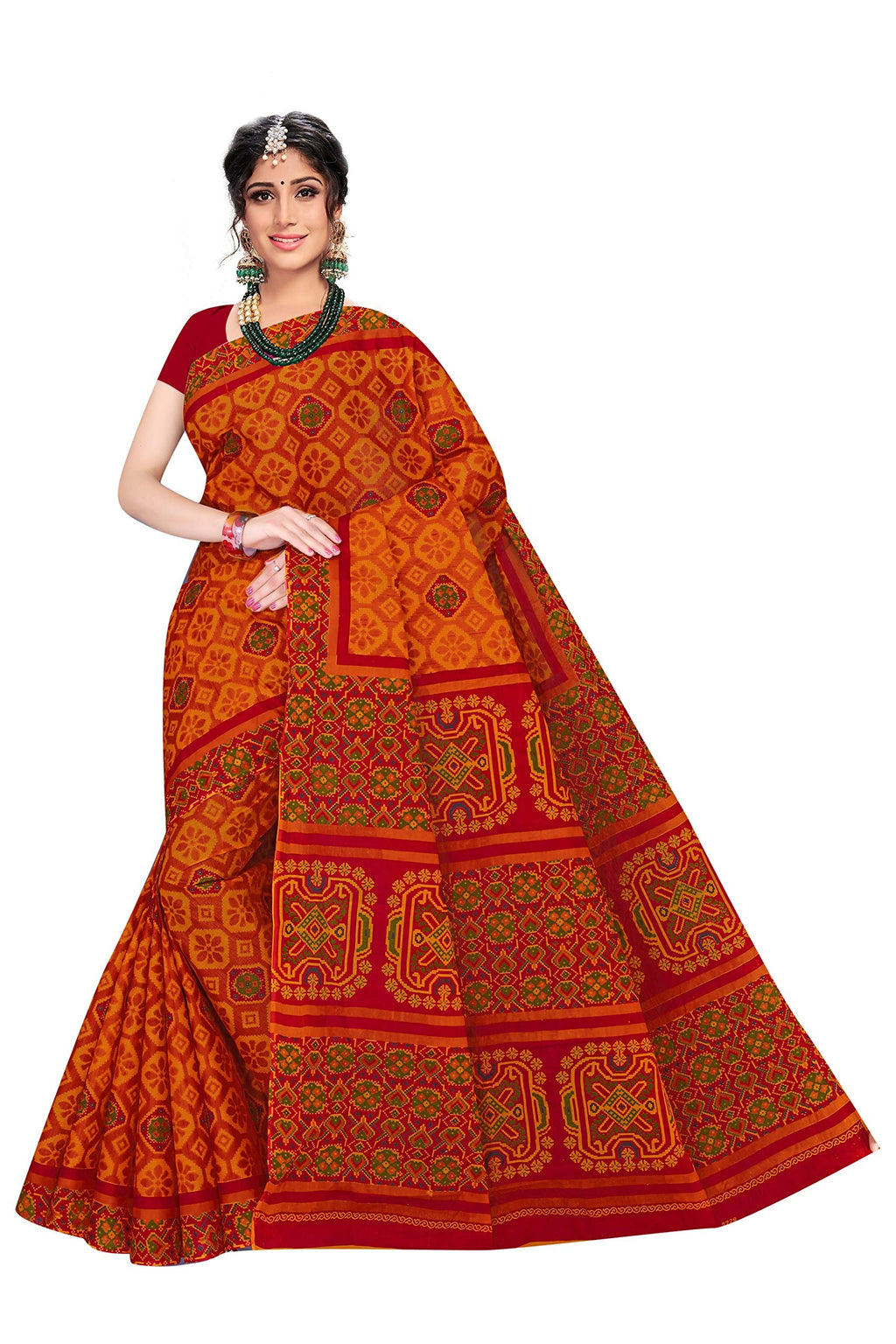 TAMAIRA FASHION Womens Pure Cotton Saree (2229_Yellow, Mustard)