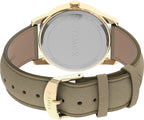 Timex Women's Easy Reader 38mm Watch - Gold-Tone Case Cream Dial with Light Gold-Tone Leather Strap