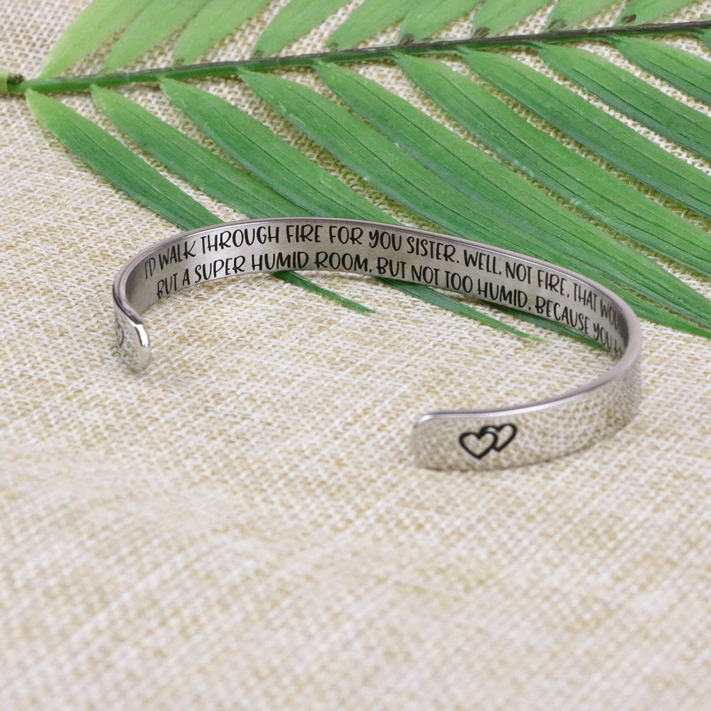 Sisters Gifts from Sister Birthday Gift Ideas for Sister Bracelet for Girls Bracelets Big Sister Jewelry Personalized Engraved S