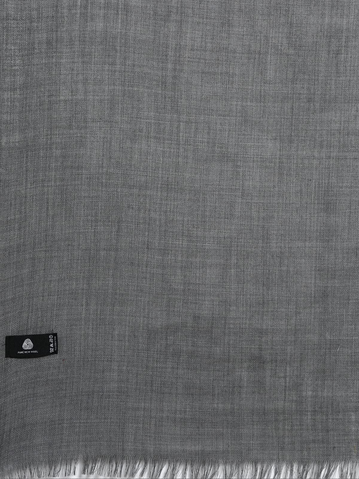 Pashmoda Men Zarif Pure Wool Melange Stole (Size 71X203 Cm)