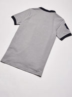 Tommy Hilfiger Boys Short Sleeve Matt Polo Shirt, grey Heather, X-Large