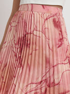 Kzully Crepe WomenS Maxi Skirts Maroon