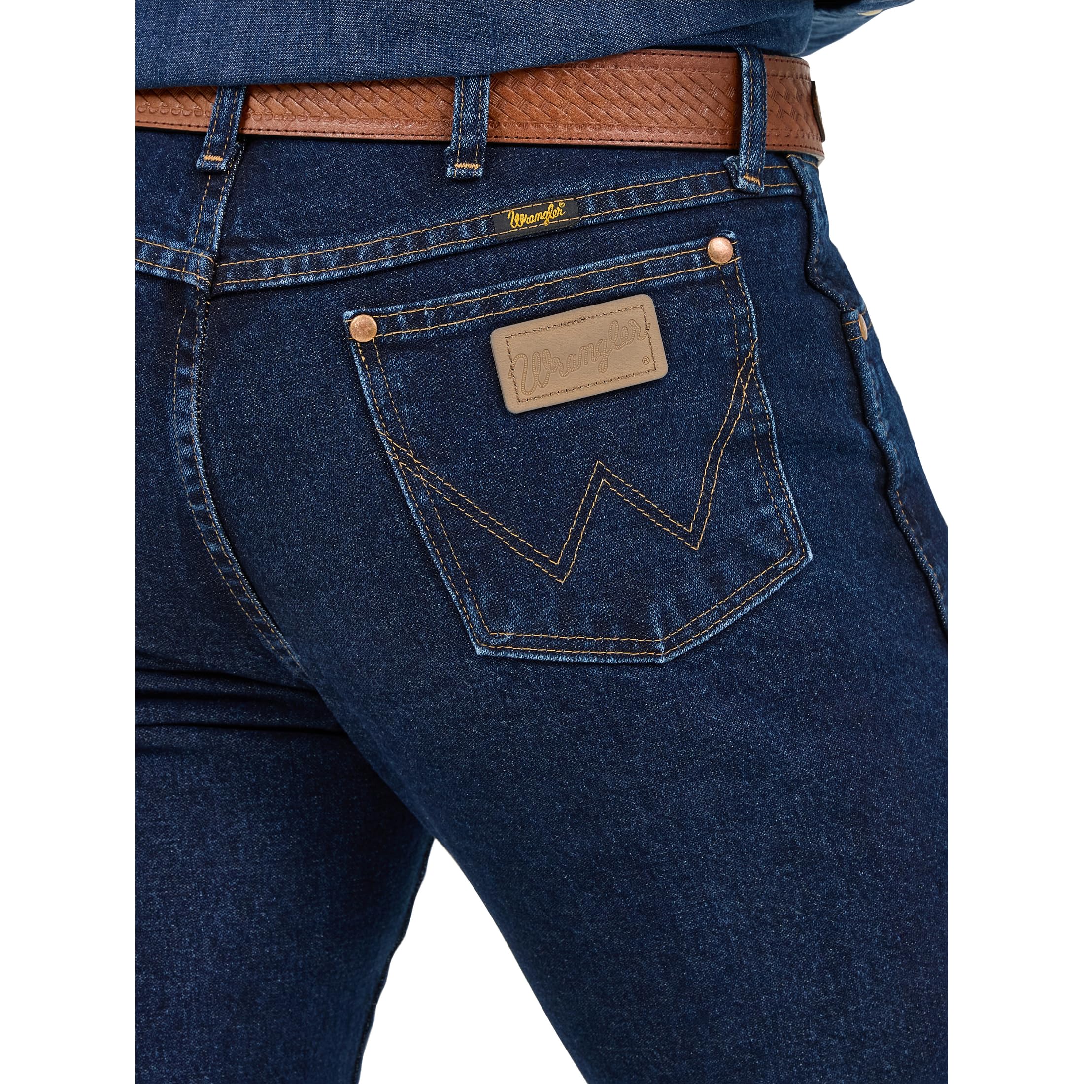 Wrangler Men's 13MWZ Cowboy Cut Original Fit Jean, Dark Stone, 38W x 30L