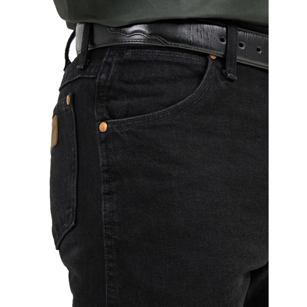 Wrangler Men's Big & Tall 13MWZ Cowboy Cut Original Fit Jean, Shadow Black, 38W x 38L