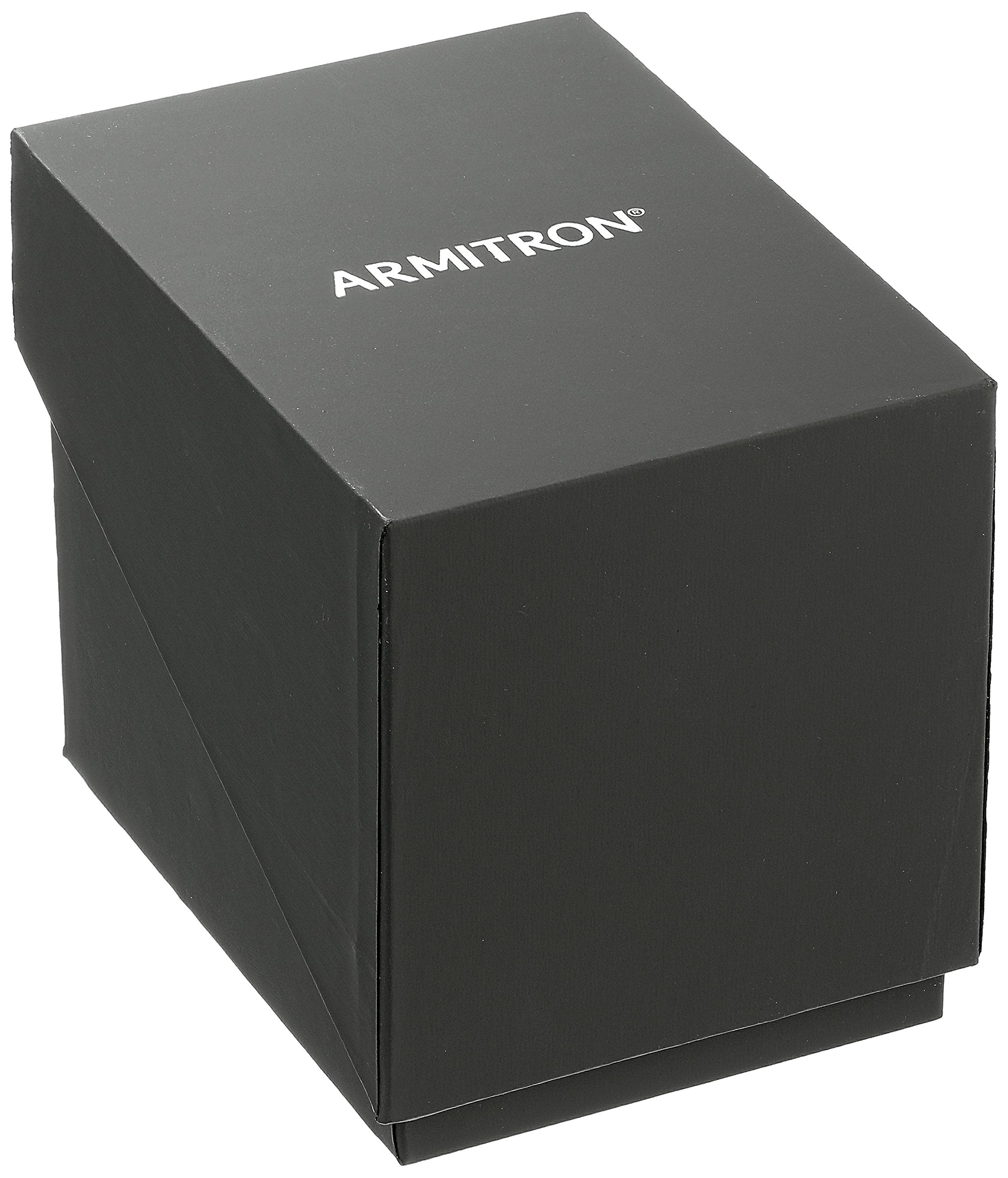 Armitron Men's 20/5144BKGP Multi-Function Dial Gold-Tone Bracelet Watch