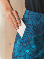 RipSkirt Hawaii | Length 2 with Pockets | Quick Wrap, Quick Dry, Travel Skirt with Side Pockets (8-10, Maui Moonlight)