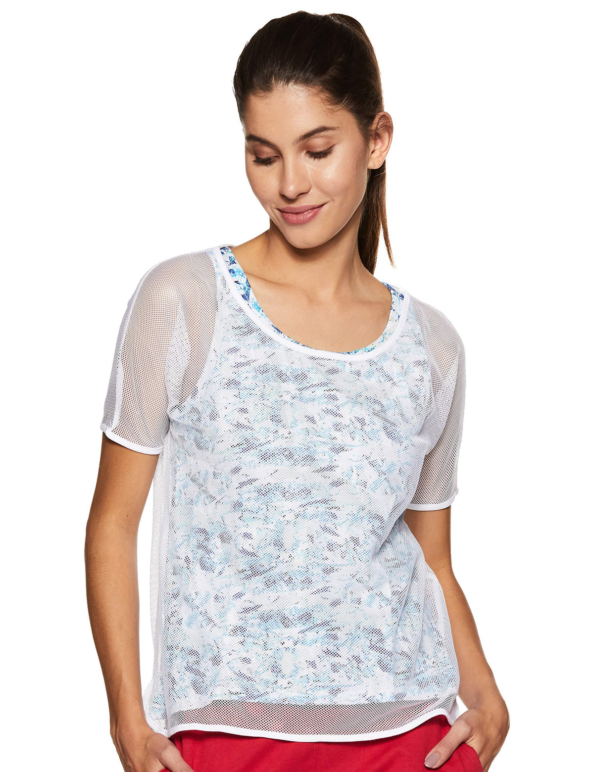 Sugr by Unlimited Womens Button Down Shirt (271227602_BLUE_S_HS)