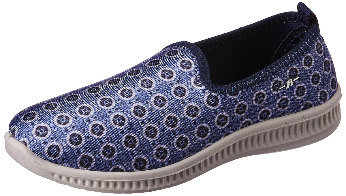 Bata Womens Softy PU Casual Shoes Blue  6 UK (5599419) 6