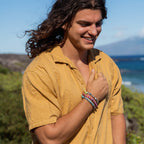 FROG SAC 12 Woven Bracelets for Women and Men, Boho Ethnic Friendship Bracelet Pack for Adults, Adjustable VSCO Stackable Beach