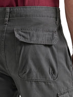 Wrangler Authentics Men's Big & Tall Premium Cargo Short (Bennard), Anthracite Twill, 44