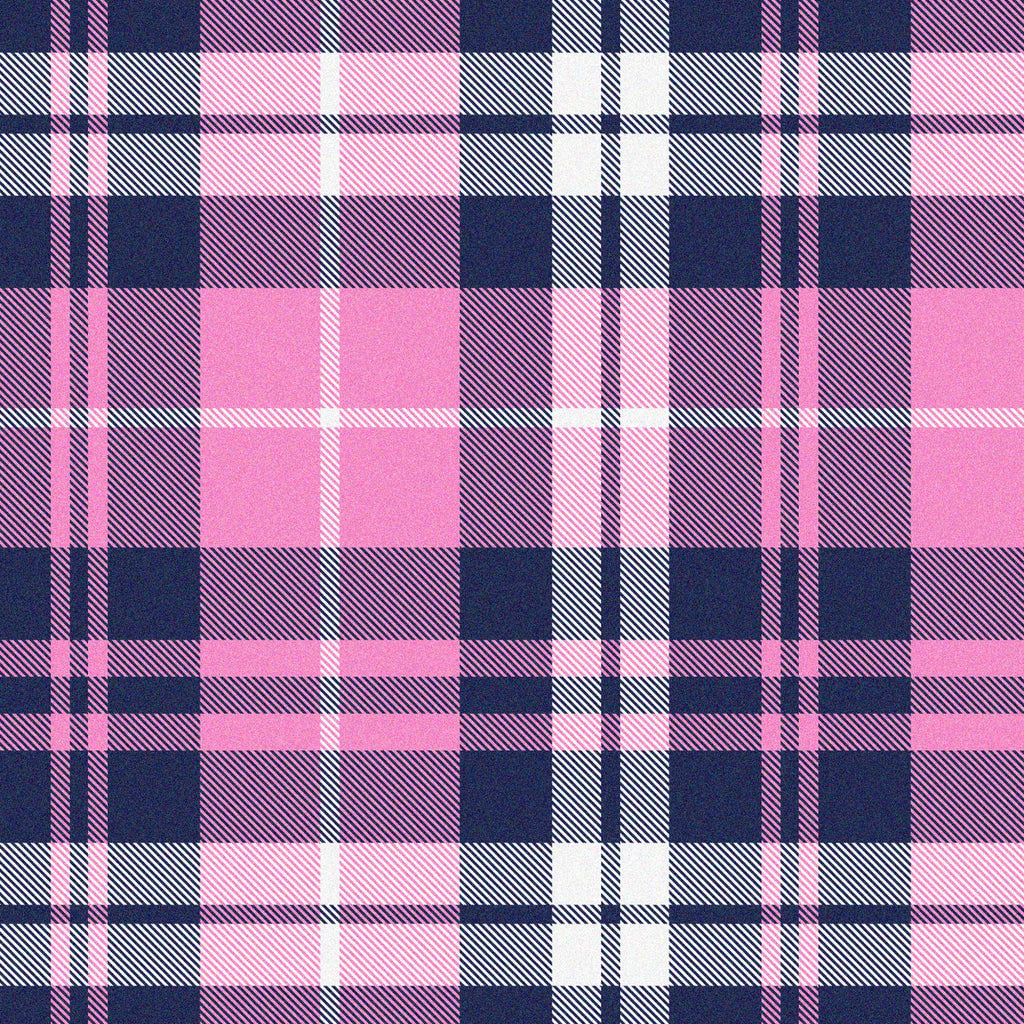 PajamaMania Women's Cotton Flannel Pajama PJ Pants with Pockets, Pink & Navy Plaid, X-Large