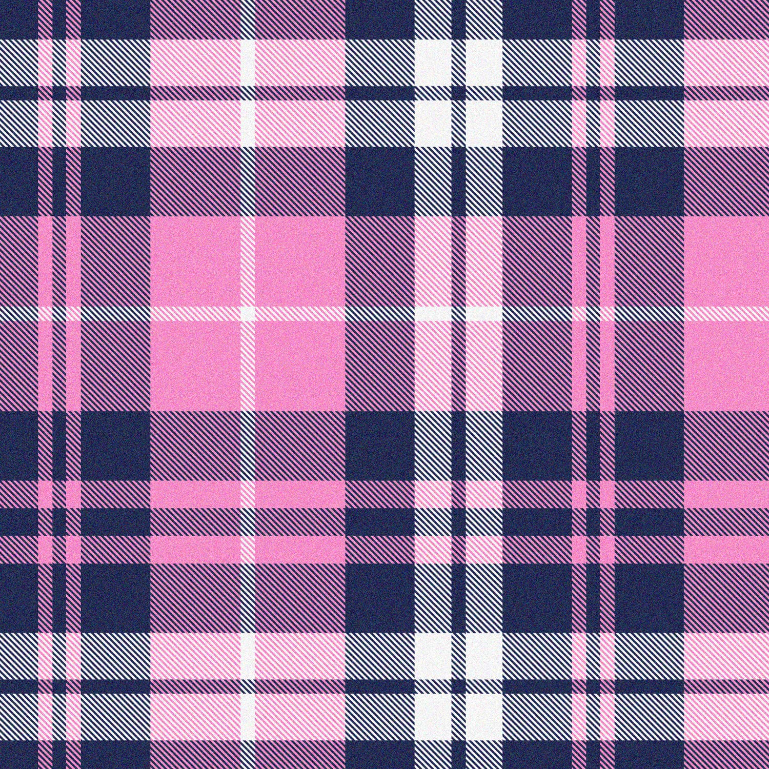 PajamaMania Women's Cotton Flannel Pajama PJ Pants with Pockets, Pink & Navy Plaid, X-Large