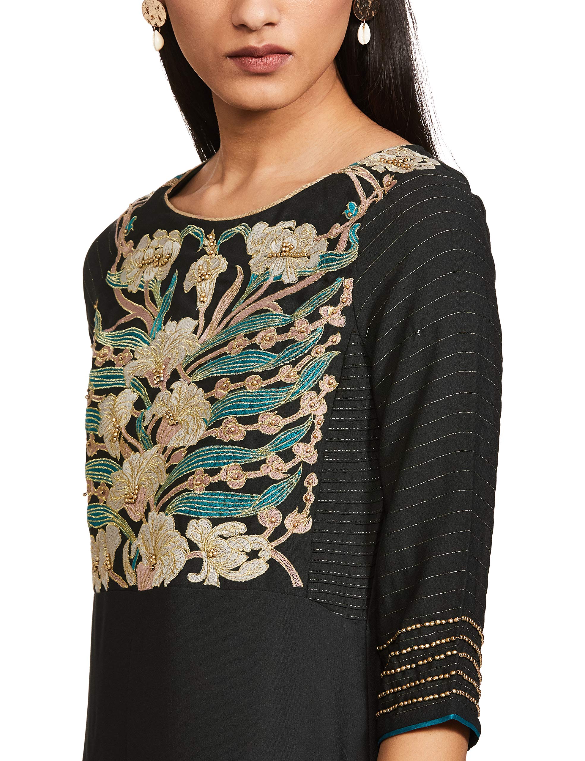 W For Woman Straight Cotton Kurta For Women