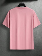 Indoprimo MenS Polyester T Shirt With Pocket Half Sleeves Round Neck Line Solid Pattern Loose Fit Classic Style And Standard Le