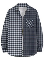 Noble Monk MenS Regular Long Sleeve Cotton Check Shirt | Casual Shirt With Spread Collar