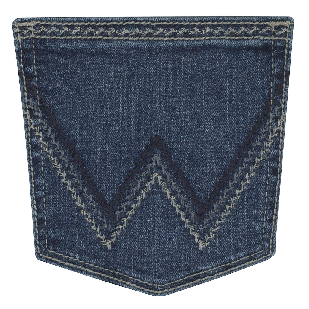 Wrangler Women's Willow Mid Rise Performance Waist Boot Cut Ultimate Riding Jean, Davis, 1-36
