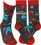 Primitives by Kathy Socks - It's My Birthday I'll dance if I want to, Unisex, One Size