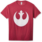 Star Wars Young Men's Alliance Emblem T-Shirt, Red Heather, Large