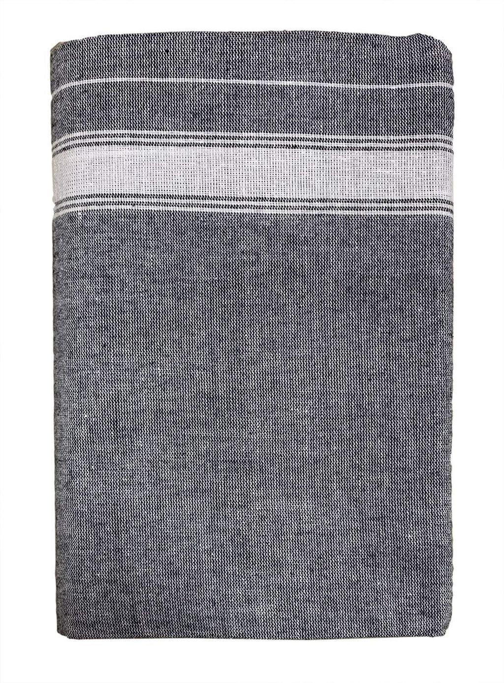Prakasam Cotton Mens Colour Thalapathi Border Single Dhoti/Size1.28X2.00 Mtrs/Combo Pack Of 2 Dhoties