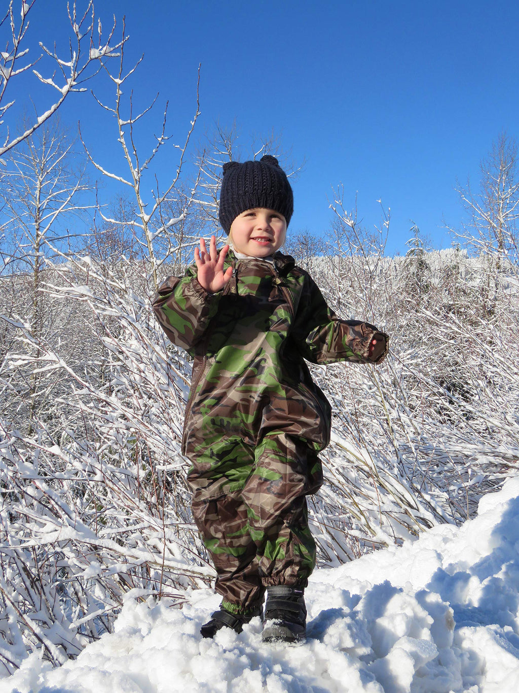 Tuffo Toddler Boys' Muddy Buddy Coveralls, Camouflage, 4T