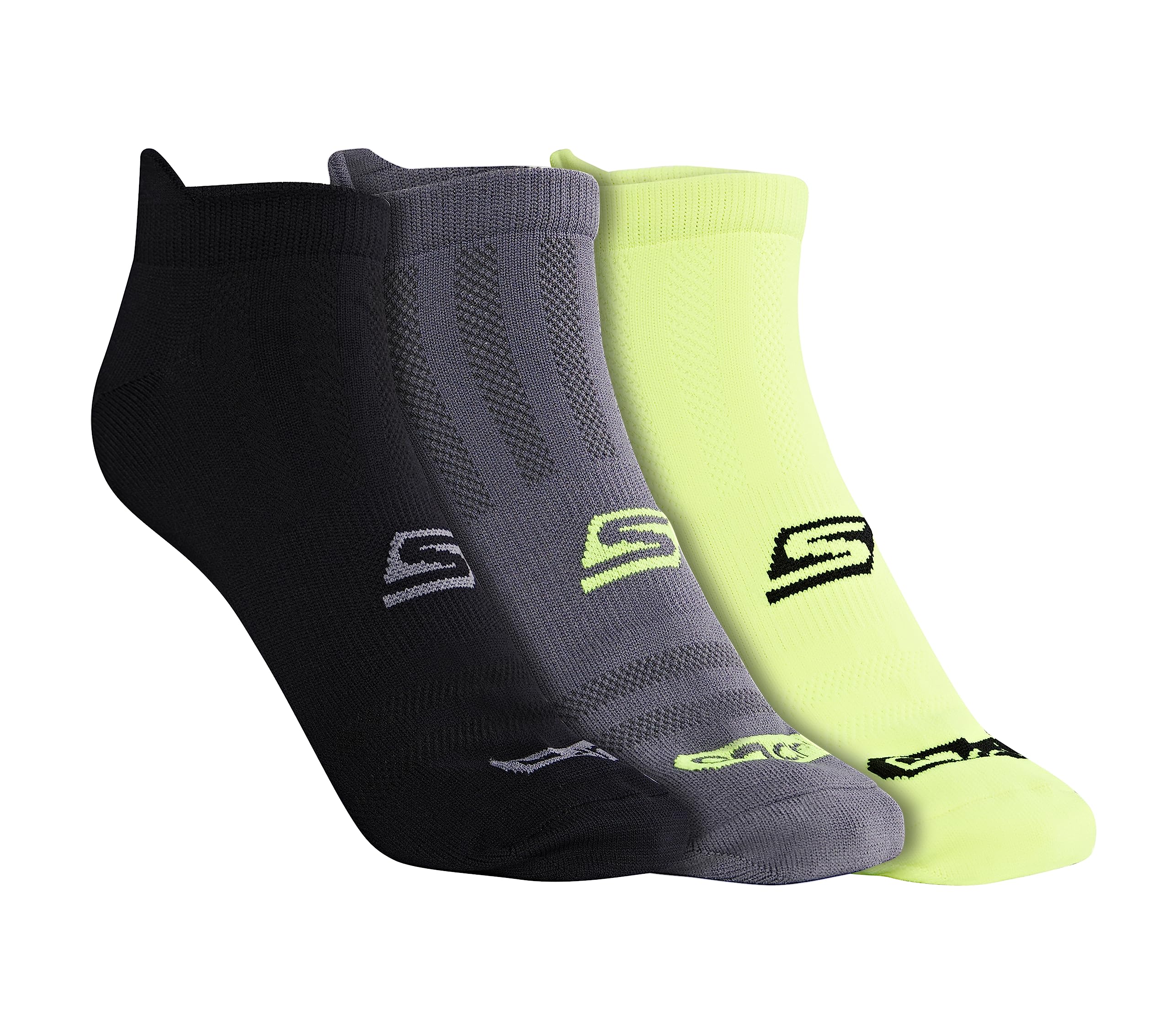 Skechers Men Pack Of 3 Non Terry Low Cut Socks