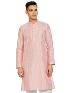Be Active MenS Traditional Embroidered Lucknowi Full Sleeves Kurta || Cotton Kurta For Men || Men Kurta For Wedding || Kurta Fo