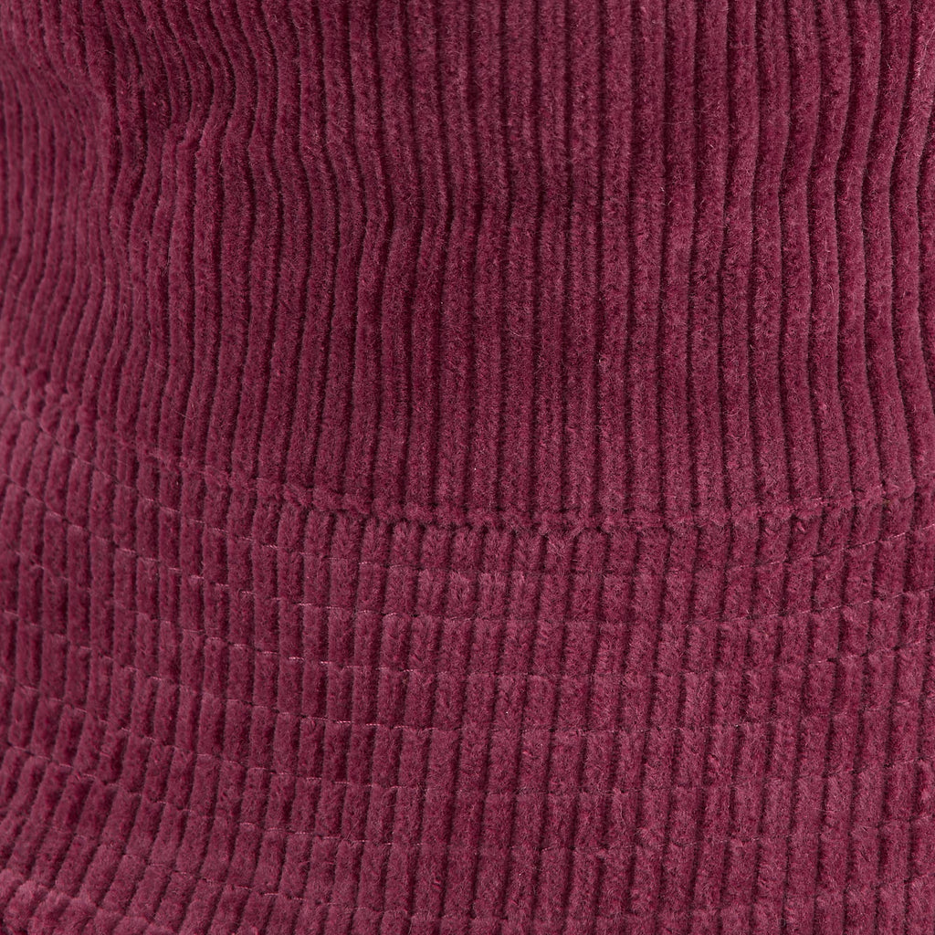 CORDUROY BUCKET HAT - CRANBERRY