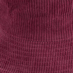 CORDUROY BUCKET HAT - CRANBERRY