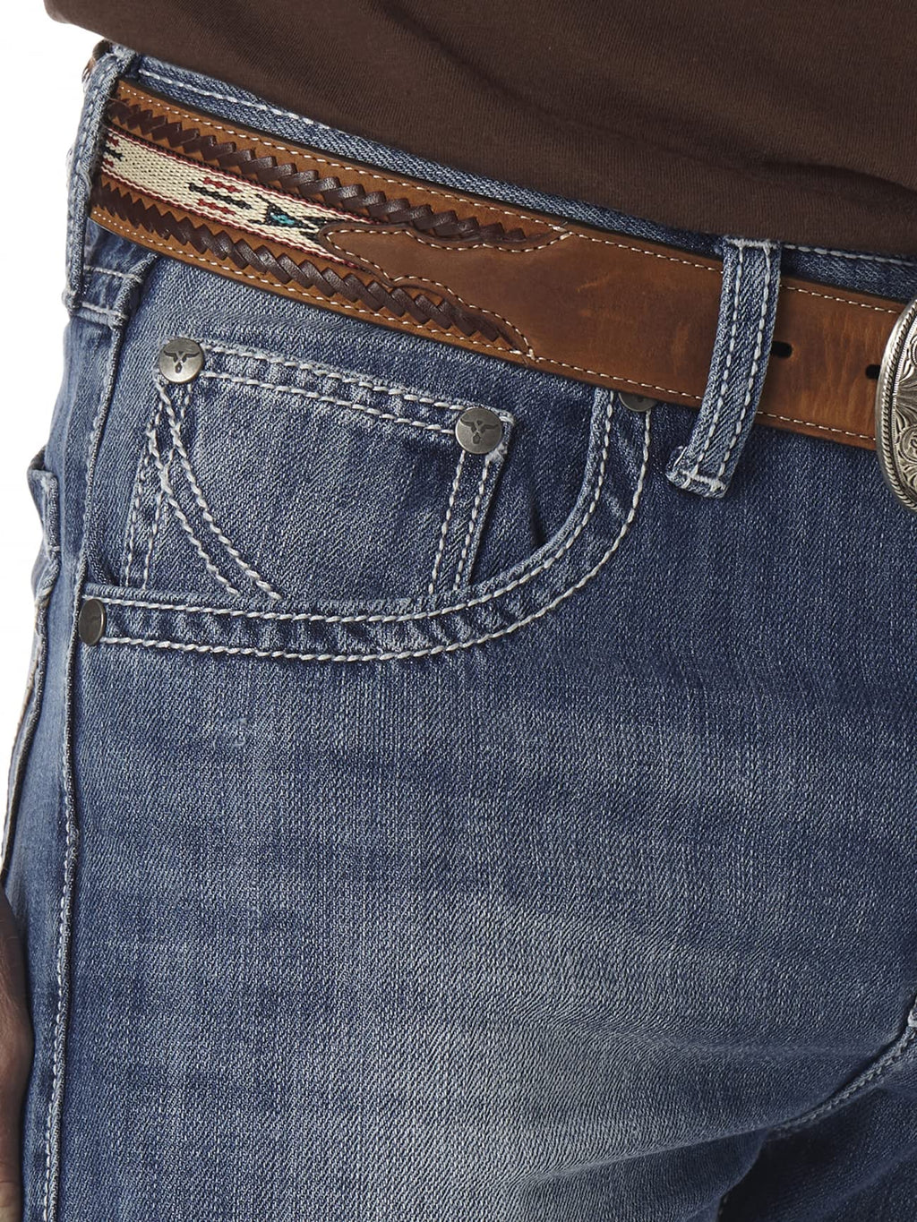 Wrangler mens 20x No. 42 Vintage Boot Cut jeans, Light Blue, 32W x 34L US