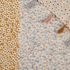 DITSY FLORAL SCARF - GRAY