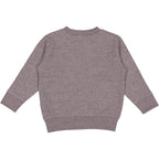 RABBIT SKINS Toddler Fleece Long Sleeve Pullover Sweatshirt, Granite Heather, 5/6