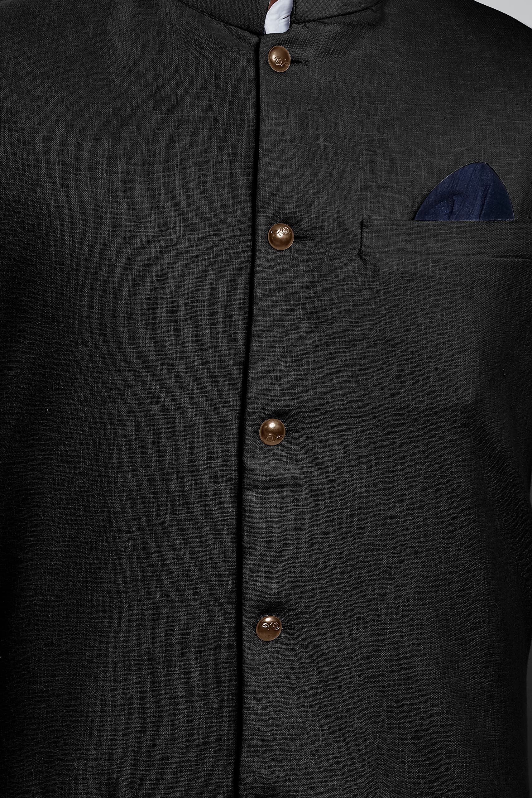 BE ACTIVE Mens Linen Blend Nehru Jacket With Mandarin Collar || Ethnic Koti For Men || Men Koti Formal|| Men Koti Wedding (RFKT