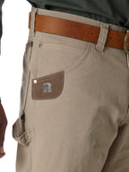 Wrangler Riggs Workwear Men's Carpenter Jean, Dark Khaki, 38W x 32L