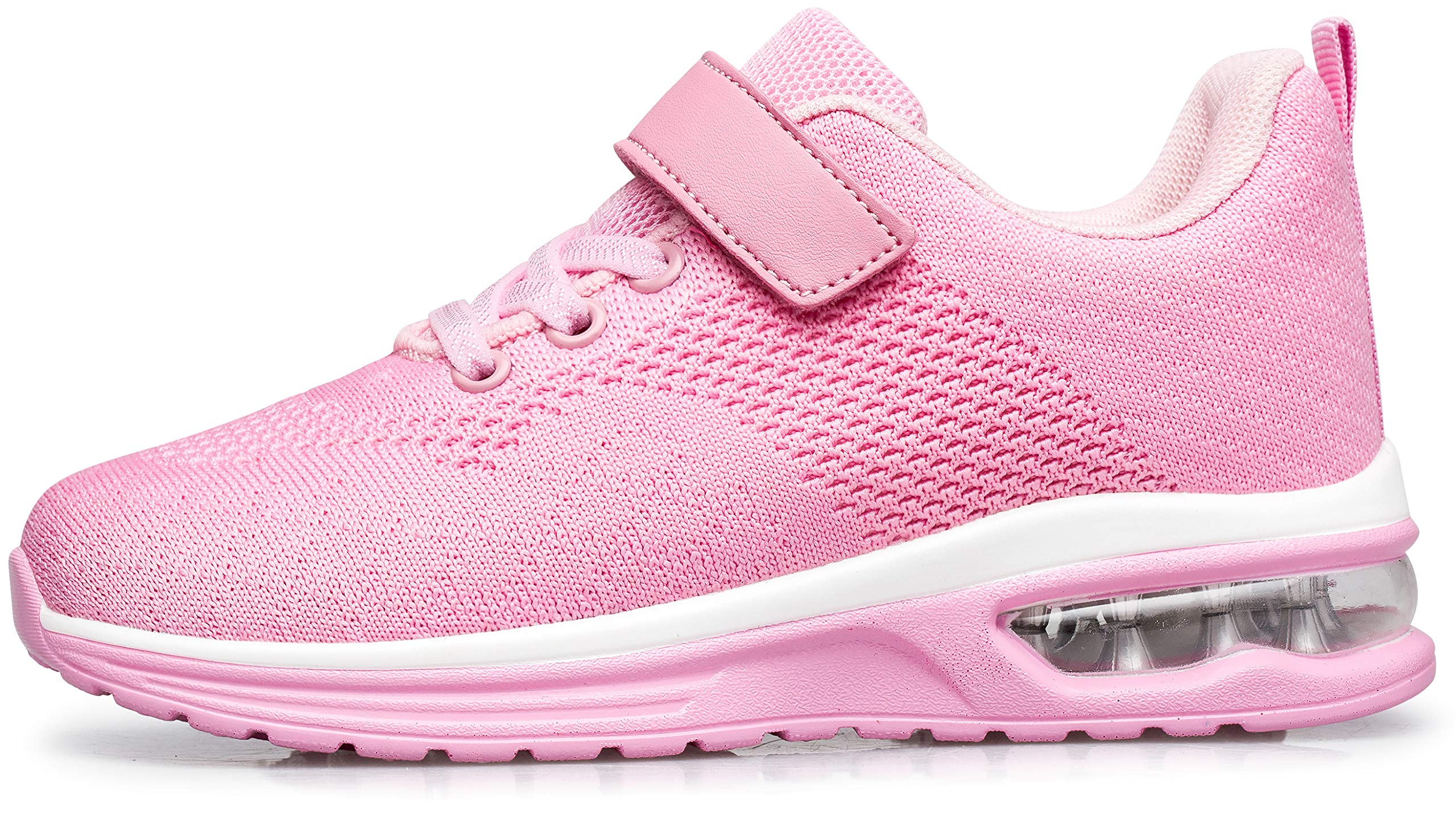 Anlarach Kids Toddler Shoes Boys girls Athletic Running Shoes Air cushion Sneakers for Toddler 11 Pink