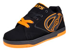 Heelys Kids Propel Skate Shoe, Black/Orange, 4 M US Big Kid