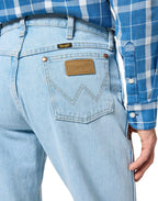 Wrangler Men's 13MWZ Cowboy Cut Original Fit Jean, Gold Buckle Bleach, 35W x 36L