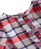 Beebay Kids Girls Heritage Checks Fit and Flare Checks Multi Multicolour