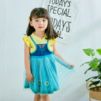 Dressy Daisy Ice Princess Fever Dress Up Clothes Halloween Fancy Party Tulle Skirt Summer Outfit for Toddler Girls Size 2T, Styl