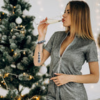 BAOSIWA Silicone Beaded Bracelet Keychain Black and White Plaid Wristlet Key Ring Bangle Chains Christmas Gifts for Women Girls