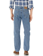 Wrangler mens Relaxed Fit Jeans, Grey Indigo, 42W x 29L US