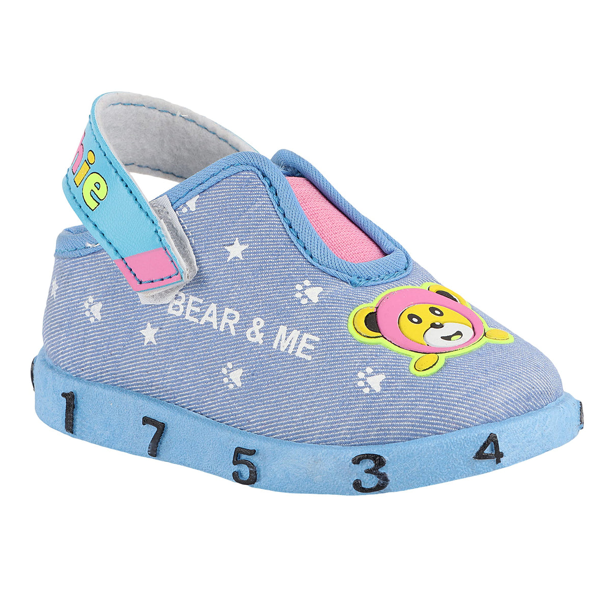 Levot Skyblue Toddler SlipOn Music Sound Sneaker Casual Everyday Wear Walking Kids Sports Shoes Comfortable Shoes For Baby Boys 18-24