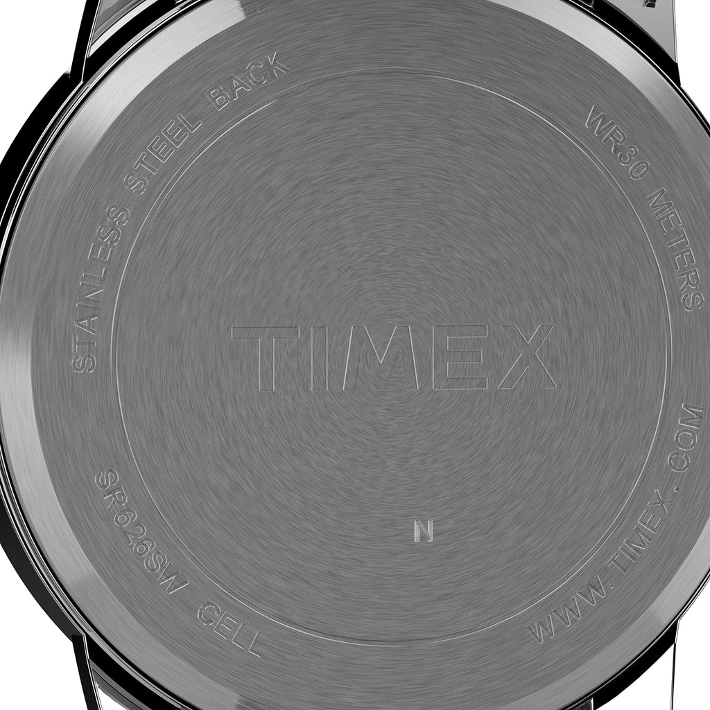 Timex Men's Easy Reader 35mm Perfect Fit Watch - Two-Tone Case White Dial with Two-Tone Expansion Band