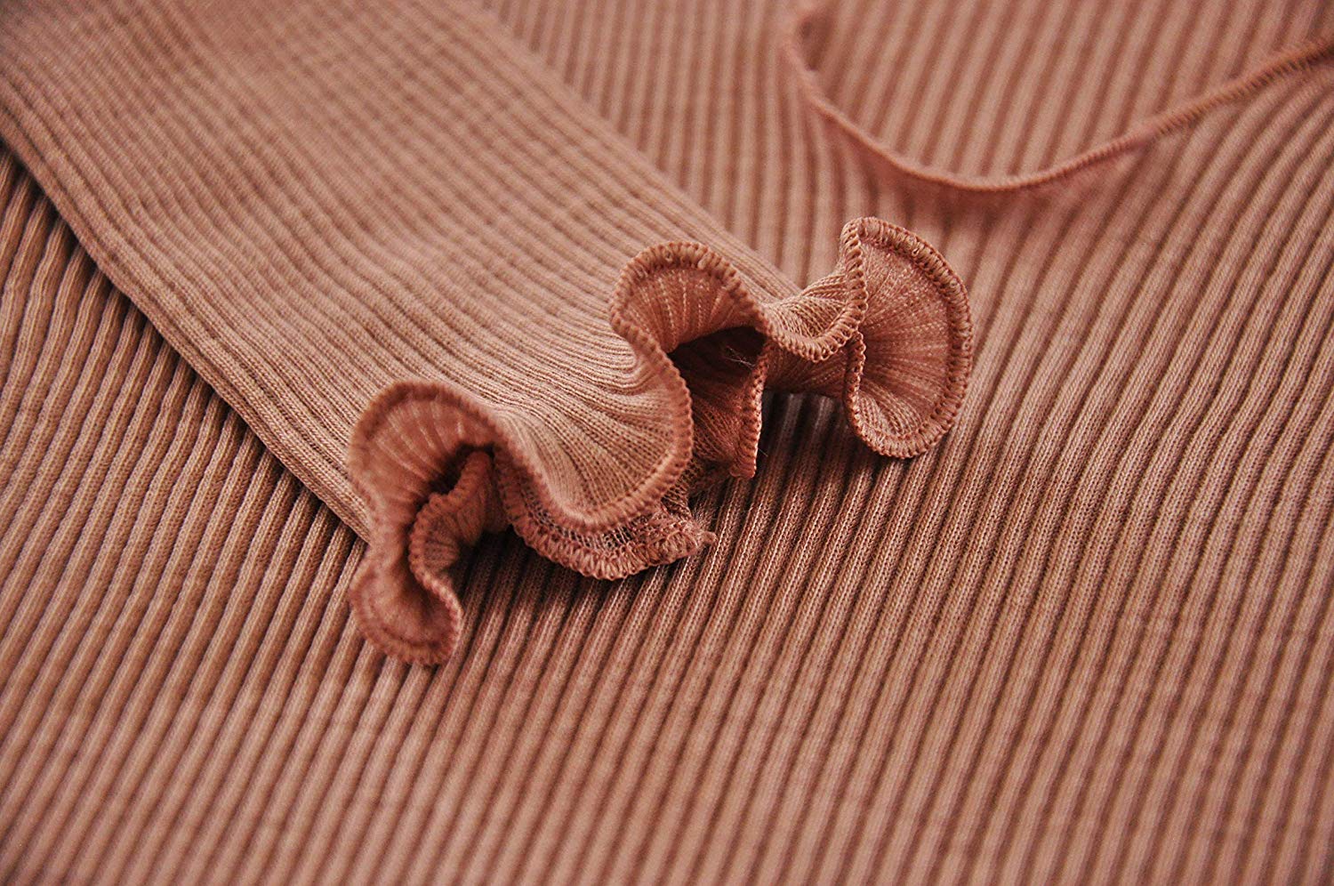 EGI Luxury Wool Silk V-Neck Long Sleeve Top. Proudly Made in Italy (1493)