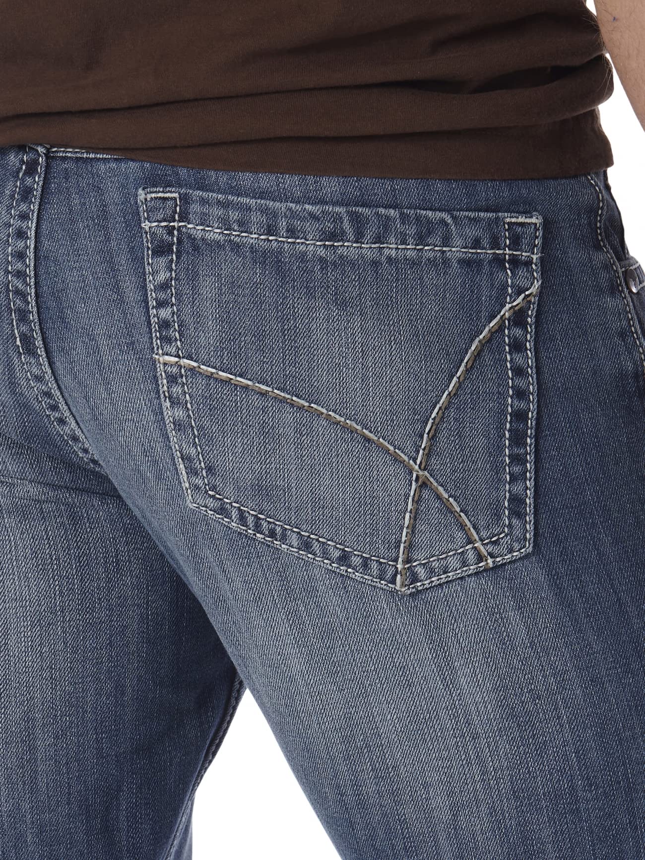 Wrangler mens 20x No. 42 Vintage Boot Cut jeans, Light Blue, 33W x 30L US