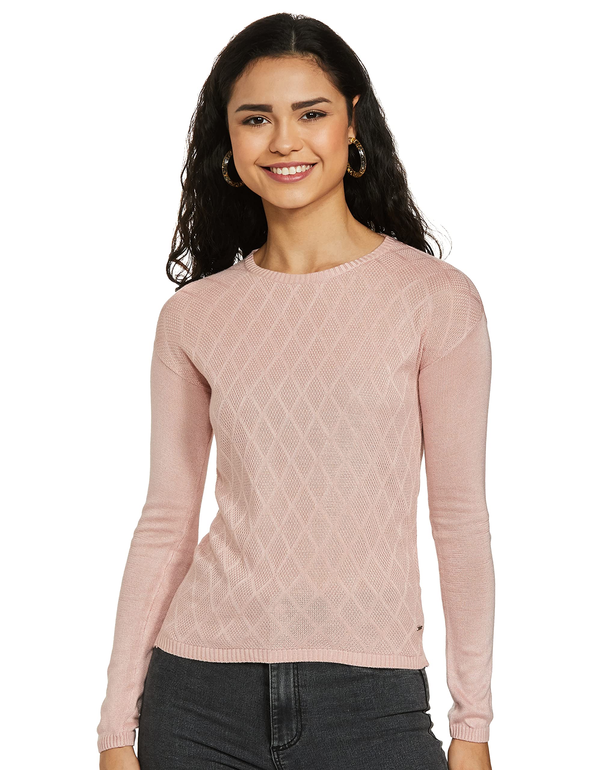 Pepe Jeans WomenS Cotton Pullover (Pl701710- Pink_Xl)